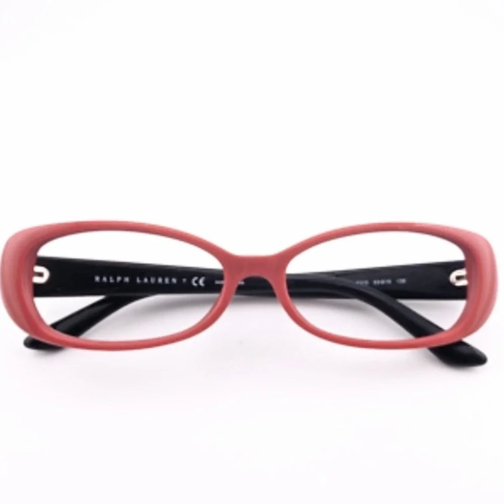 Ralph Lauren Eyeglasses Frames RL6089 5310 53-15-135 Red/Black -‎ Unisex